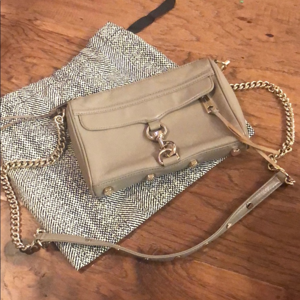 Rebecca Minkoff Mini M.A.C. Grey Crossbody Purse